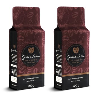 KIT 2 Pacotes - Café Gourmet - Torrado Moído - 500g cada